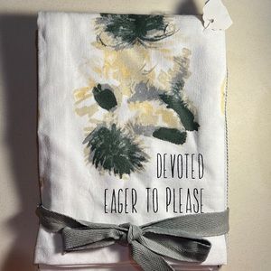 endearing cat characteristics tea towels-DEVOTED/AFFECTIONATE/TALKATIVE/LOVING…
